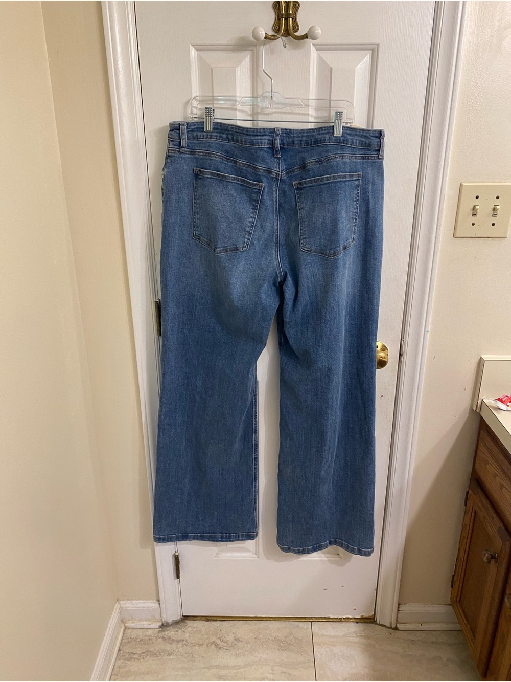KUT FROM THE KLOTH WIDE LEG JEANS MEDIUM WASH WOMENS SIZE 16 TRENDY HIGH RISE - Picture 12 of 16
